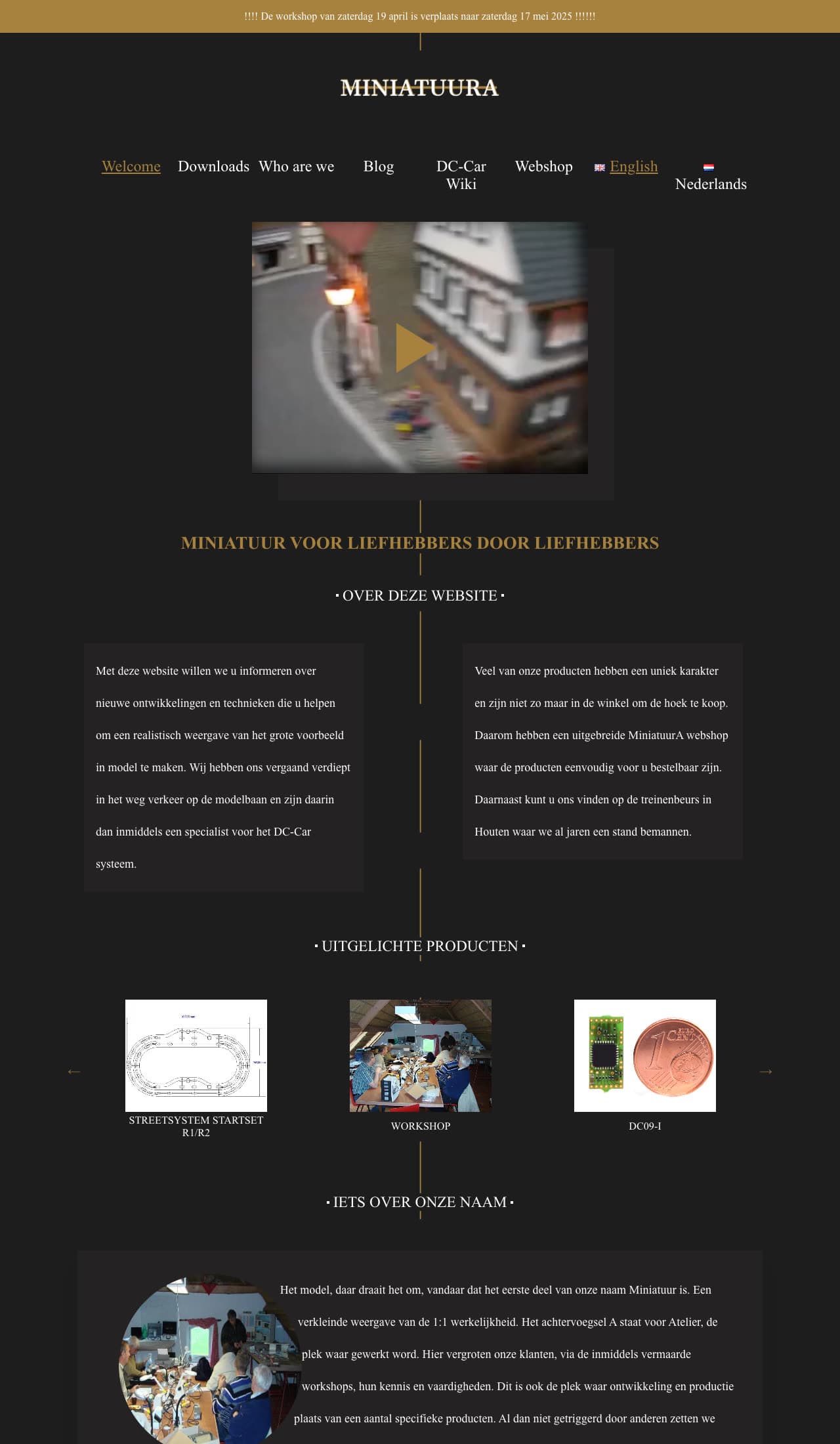 Miniatuura — Webshop voor miniatuurliefhebbers
